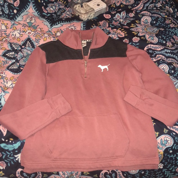 PINK Victoria's Secret Tops - half zip pullover
